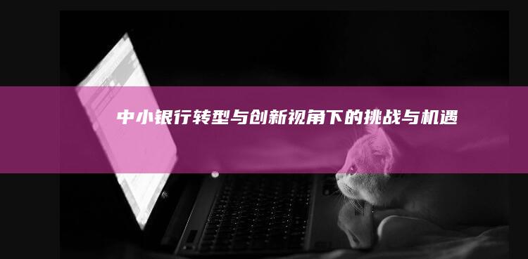 中小银行：转型与创新视角下的挑战与机遇